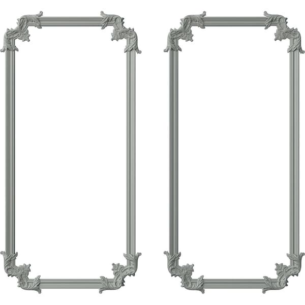 Ekena Millwork 31-in. W x 62-in. H Oxford Panel Moulding Kit Double Panel PMLKOXS31X62B - main